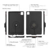 IntelliSkin® Thin-Case™ for iPad Air 11 M2 & M3 D Shape & Rear Pogo Pads