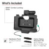 RAM® Combo-Locking Power + Data Dock for Tab Active5 Pro & 4 Pro