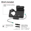 RAM® Combo Locking Power + Data Dock for Samsung Tab Active5 & 3