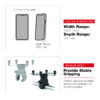 RAM® X-Grip® Large Phone Mount with Low-Profile Medium Tough-Claw™