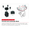 RAM® X-Grip® Phone Mount with Low-Profile Medium Tough-Claw™