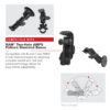 RAM® Combo-Locking Form-Fit Powered Dock for Zebra TC73 & TC78