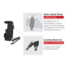 RAM® Key-Locking Form-Fit Powered Dock for Zebra TC73 & TC78