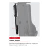 RAM® Key-Locking Form-Fit Powered Dock for Zebra TC73 & TC78