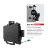 RAM® Power + Dual USB Locking Dock for Zebra ET8x 2-in-1 Tablet