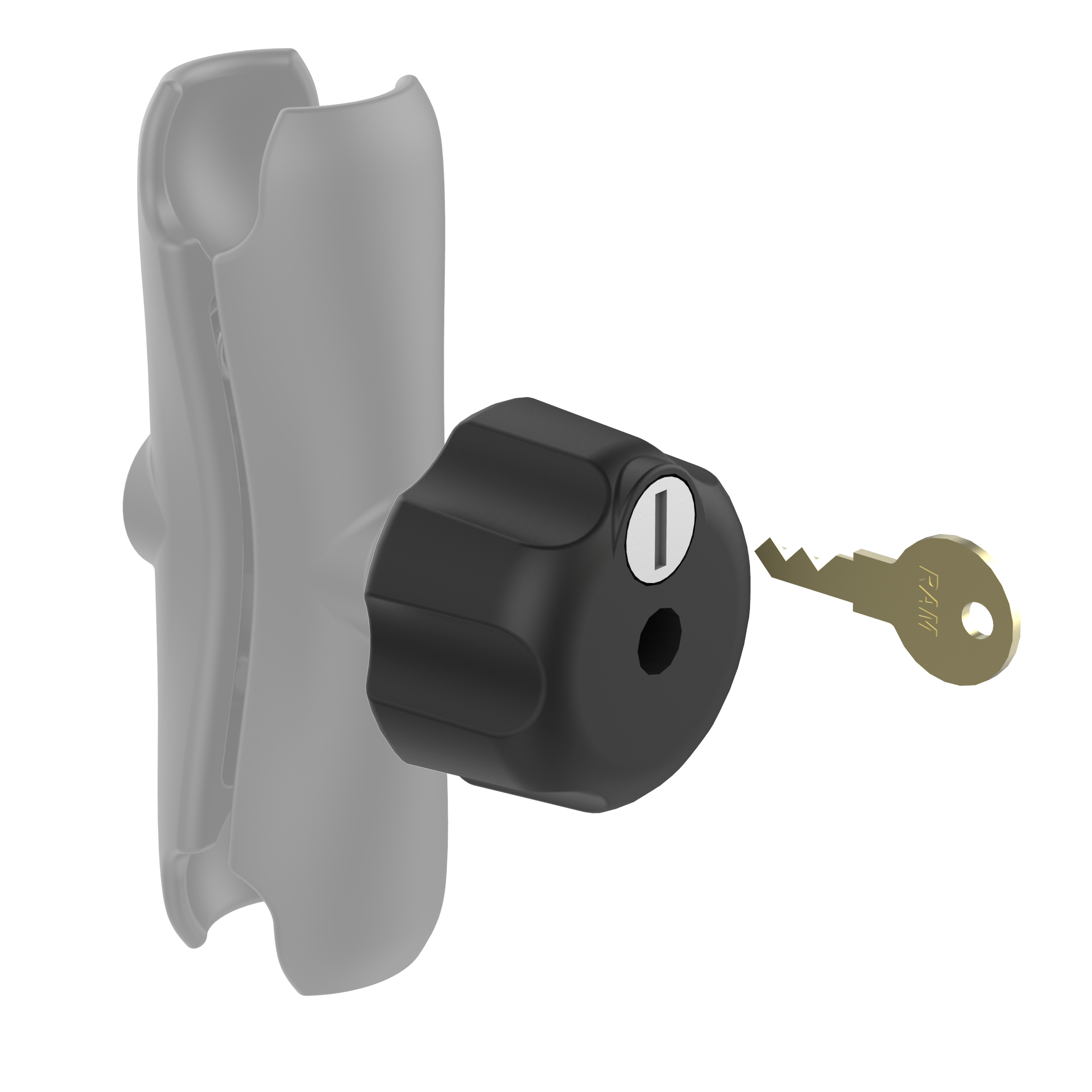 RAM-KNOB5LU Keyed Lock for RAM-201 Series Arm