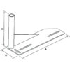 RAM® No-Drill™ Vehicle Welded Base for '91-11 Ford Crown Victoria + More