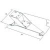 RAM® No-Drill™ Vehicle Base for Toyota 4Runner & Tacoma