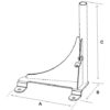 RAM® No-Drill™ Vehicle Base for '98-25 Express Van, Savana Van + More