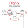 RAM® No-Drill™ Laptop Mount for '07-21 Toyota Tundra + More