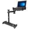 RAM® No-Drill™ Laptop Mount for '14-15 Chevrolet Silverado 1500 (Bench)