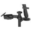 RAM® Tele-Pole™ with 8” & 9” Poles and Double Ball 75x75mm VESA Mount