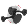 RAM® Dual 90-Degree Pivot Magnetic Mount with Knob
