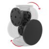 RAM® Dual 90-Degree Pivot Magnetic Mount