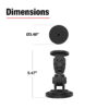 RAM® Dual 90-Degree Pivot Magnetic Mount