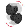 RAM® Dual 90-Degree Pivot Mount