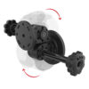 RAM® Dual Straight Pivot Magnetic Mount with Knob