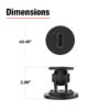 RAM® Single Pivot Magnetic Mount