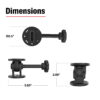 RAM® Single Pivot Mount with Knob