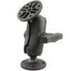 RAM® Composite Double Ball Mount with Two Round Plates - Short