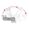 RAM® Composite Double Socket Arm - C Size Medium