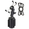 RAM® X-Grip® Large Phone Mount with RAM-A-CAN™ II Cup Holder Base