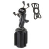 RAM® X-Grip® Phone Mount with RAM-A-CAN™ II Cup Holder Base