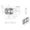 RAM® Adapt-To-RAM™ Hole Pattern Plate Adapter