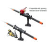 RAM® Tube Jr.™ Rod Holder with Bulkhead/Flat Surface Base - 4