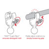RAM® Trolling Motor Stabilizer - Tough-Claw™ .625