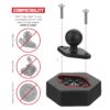 RAM® Vibe-Safe™ with NPT Adapter for 2-Hole Holders