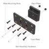 RAM® Dashboard Mounting Plate for '18-26 Freightliner Cascadia