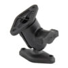 RAM® Composite Single Ball & Swivel Mount with Two Diamond Plates