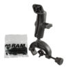 RAM® Composite Yoke Clamp Mount with Diamond Plate - Medium