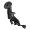 RAM® Yoke Clamp Mount with Composite Socket Arm & Aluminum Round Plate