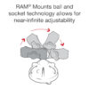 RAM® X-Grip® Phone Mount with Low-Profile Suction Cup - Short