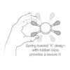 RAM® X-Grip® Phone Mount with Low-Profile Suction Cup - Short
