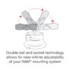 RAM® X-Grip® Phone Mount with Twist-Lock™ Suction Cup Base