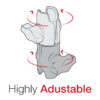 RAM® Composite Double Socket Swivel Arm