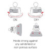RAM® Twist-Lock™ Composite Suction Cup Base with Ball