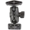 RAM® Composite Double Ball Mount with Diamond & AMPS Plates