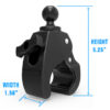 RAM® Tough-Claw™ Medium Clamp Mount with Composite Diamond Plate