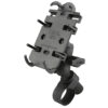 RAM® Quick-Grip™ Phone Mount with RAM® Tough-Strap™ Handlebar Base