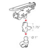 RAM® Quick-Grip™ Phone Mount with RAM® Tough-Strap™ Handlebar Base