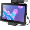 RAM EZ-Roll'r Power + Data Key-Locking Cradle for Samsung Tab Active Pro & Active4 Pro