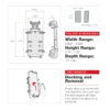 RAM® Quick-Grip™ XL Phone Mount with Rotating Low-Profile Tough-Claw™