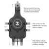 RAM® Quick-Grip™ Pro with Ball & Qi2 15W Wireless Charger