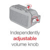 GDS® Audio™ Amplified Speaker with PTT Breakout Feature