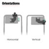 RAM® Friction Hinge Mount with AMPS & VESA Bracket for Tough-Bar™